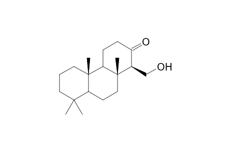 14-.beta.-Hydroxymethyl-8-.beta.-methylpodocarpan-13-one