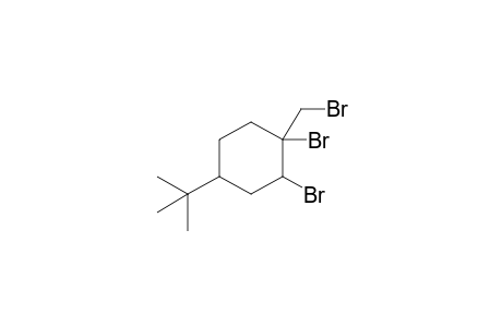 1,2-Dibromo-1-(bromomethyl)-4-(t-butyl)cyclohexane