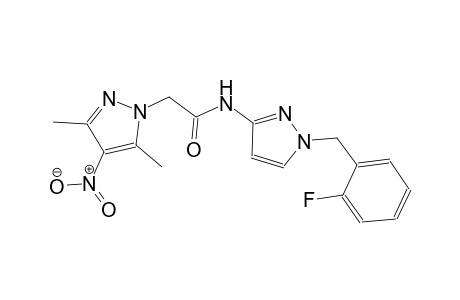 2-(3,5-dimethyl-4-nitro-1H-pyrazol-1-yl)-N-[1-(2-fluorobenzyl)-1H-pyrazol-3-yl]acetamide