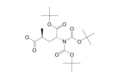 (2S,4S)-2-DITERT.-BUTOXYCARBONYLAMINO-4-METHYLPENTANE-1,5-DIOIC-ACID-1-TERT.-BUTYLESTER
