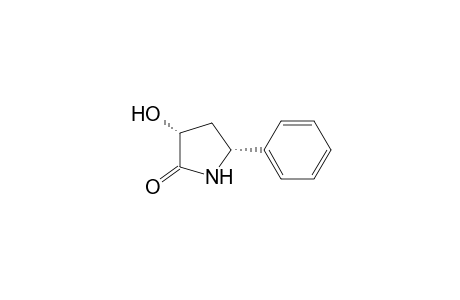 2-Pyrrolidinone, 3-hydroxy-5-phenyl-, cis-
