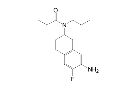 N-(7-amino-6-fluoro-1,2,3,4-tetrahydronaphthalen-2-yl)-N-propylpropanamide