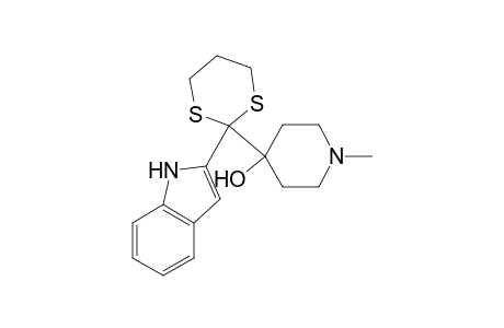 4-Piperidinol, 4-[2-(1H-indol-2-yl)-1,3-dithian-2-yl]-1-methyl-