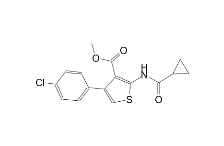 methyl 4-(4-chlorophenyl)-2-[(cyclopropylcarbonyl)amino]-3-thiophenecarboxylate