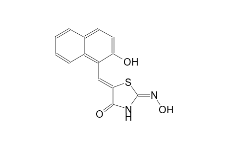 (2E,5Z)-5-[(2-hydroxy-1-naphthyl)methylene]-1,3-thiazolidine-2,4-dione 2-oxime