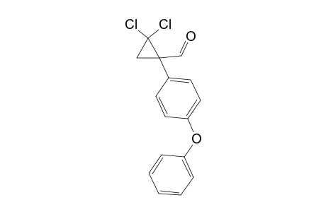 2,2-Dichloro-1-(4-phenyloxyphenyl)cyclopropanecarbaldehyde