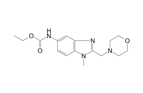 Carbamic acid, [1-methyl-2-(4-morpholinylmethyl)-1H-1,3-benzimidazol-5-yl]-, ethyl ester