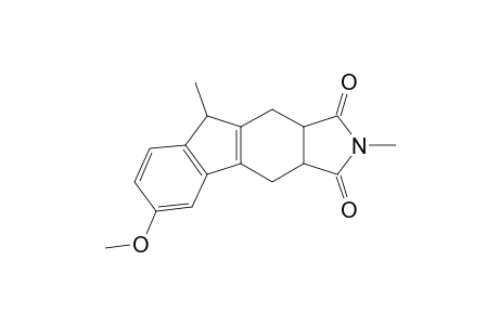 exo-N-methyl-1,3-dioxo-9-methyl-6-methoxy-3a,4,10,10a-tetrahydro-2H-isoindo[5,6-a]indene