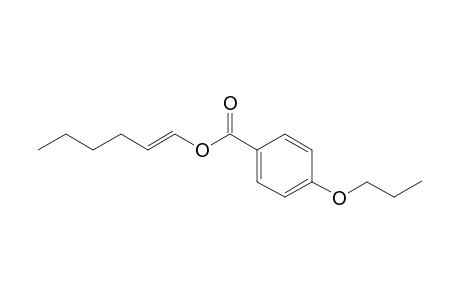 (E)-Hex-1-enyl 4-propoxybenzoate