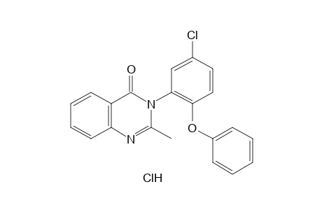 3-(5-CHLORO-2-PHENOXYPHENYL)-2-METHYL-4(3H)-QUINAZOLINONE, HYDROCHLORIDE