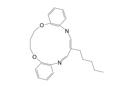 10-PENTYL-1,5-DIOXA-8,12-DIAZA-DIBENZO-[F,M]-CYCLOTETRADECA-6,8,10,13-TETRAEN