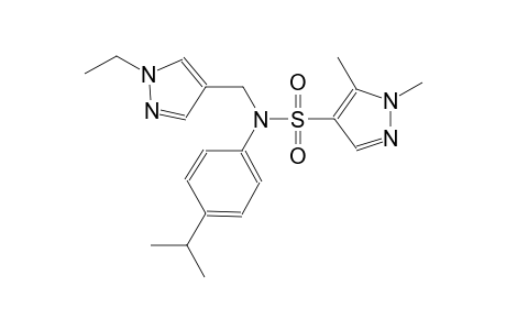 1H-pyrazole-4-sulfonamide, N-[(1-ethyl-1H-pyrazol-4-yl)methyl]-1,5-dimethyl-N-[4-(1-methylethyl)phenyl]-