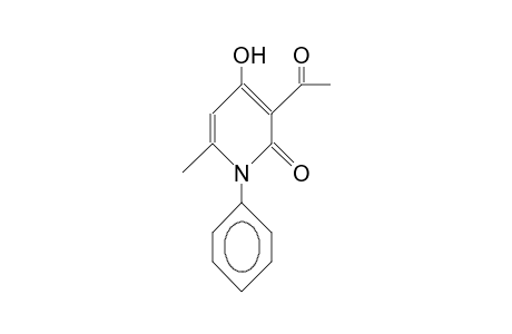 3-Acetyl-6-methyl-1-phenyl-4-hydroxy-2(1H)-pyridone