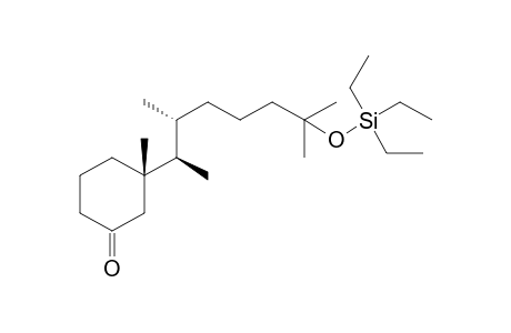 (3S)-3-[(2R,3R)-3,7-dimethyl-7-triethylsilyloxy-octan-2-yl]-3-methyl-cyclohexan-1-one