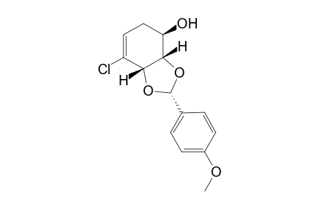 (2S,3aS,4R,7aS)-7-chloro-2-(4-methoxyphenyl)-3a,4,5,7a-tetrahydrobenzo[d][1,3]dioxol-4-ol