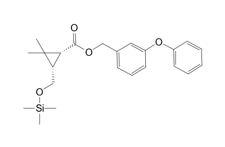 cis-(-)-(3'-phenoxybenzyl-2,2-dimethyl-3-trimethylsiloxymethyl-cyclopropane carboxylate