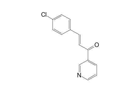 2-Propen-1-one, 3-(4-chlorophenyl)-1-(3-pyridinyl)-