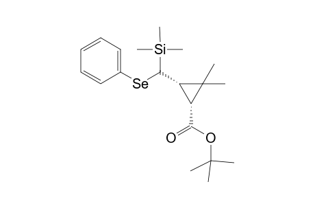 tert-Butyl 3,3-Dimethyl-2-[(phenylseleno)(trimethylsilyl)methyl]-1,2-cis-cyclopropanecarboxylate
