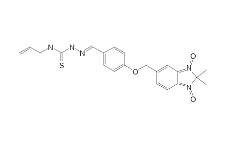 5-[4-(N(4)-ALLYLTHIOSEMICARBAZONO)-PHENYLOXYMETHYL]-2,2-DIMETHYL-2H-BENZIMIDAZOLE-1,3-DI-N-OXIDE