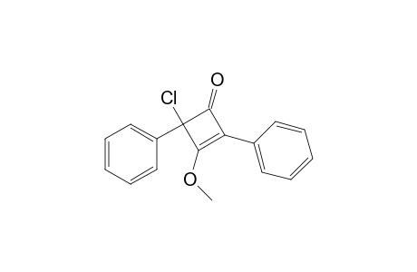 4-Chloro-2,4-diphenyl-3-methoxy-2-cyclobuten-1-one