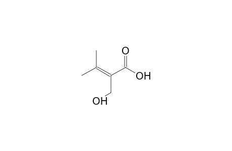 2-(Hydroxymethyl)-3-methyl-2-butenoic acid