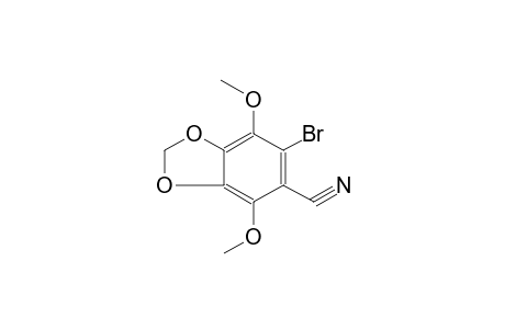 1,3-benzodioxole-5-carbonitrile, 6-bromo-4,7-dimethoxy-