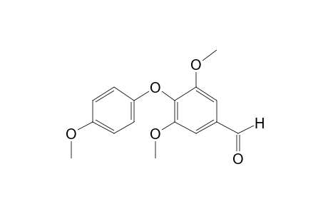 3,5-Dimethoxy-4-[4-methoxyphenoxy]benzaldehyde