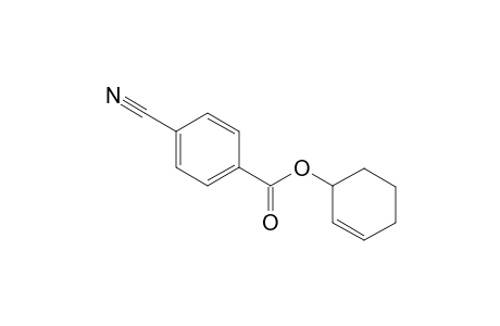 Cyclohex-2-enyl 4-cyanobenzoate