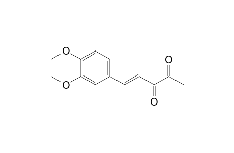 1-[3',4'-Dioxopent-1'-enyl]-3,4-dimethoxybenzene