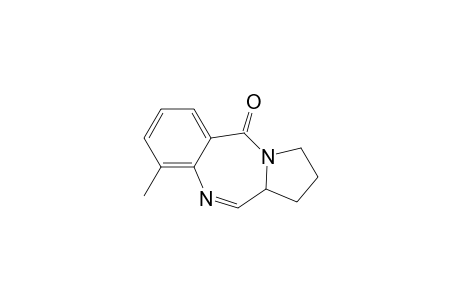 5H-Pyrrolo[2,1-c][1,4]benzodiazepin-5-one, 1,2,3,11a-tetrahydro-9-methyl-, (.+-.)-