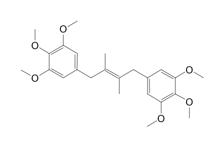 5-[(E)-2,3-dimethyl-4-(3,4,5-trimethoxyphenyl)but-2-enyl]-1,2,3-trimethoxy-benzene