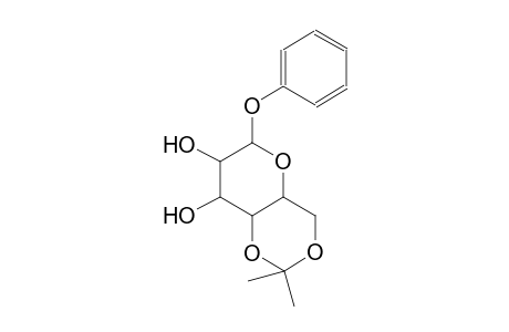 phenyl 4,6-O-(1-methylethylidene)-beta-D-glucopyranoside
