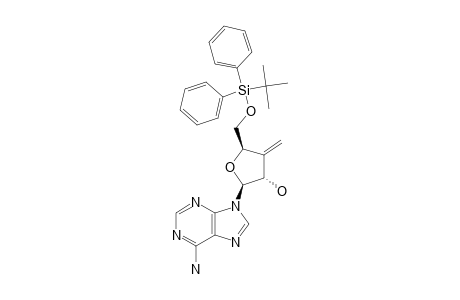 9-(5-O-TBDPS-3-DEOXY-3-METHYLENE-BETA-D-ERYTHRO-PENTAFURANOSYL)-ADENINE