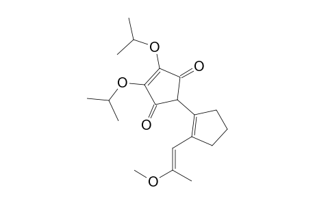 2-[2-[(E)-2-methoxyprop-1-enyl]-1-cyclopentenyl]-4,5-di(propan-2-yloxy)cyclopent-4-ene-1,3-dione