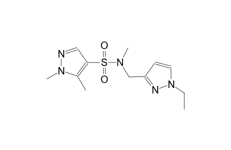 1H-pyrazole-4-sulfonamide, N-[(1-ethyl-1H-pyrazol-3-yl)methyl]-N,1,5-trimethyl-