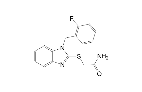 2-{[1-(2-fluorobenzyl)-1H-benzimidazol-2-yl]sulfanyl}acetamide