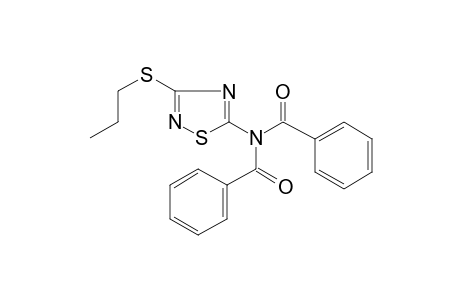 Benzamide, N-benzoyl-N-(3-propylthio-1,2,4-thiadiazol-5-yl)-