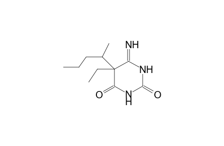 5-Ethyl-6-imino-5-(1-methylbutyl)dihydro-2,4(1H,3H)-pyrimidinedione