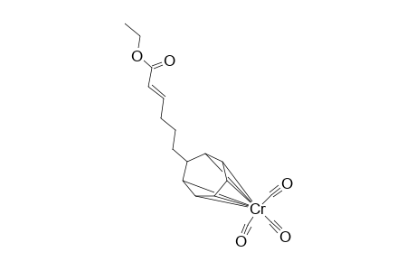 [elta.(6)-7-exo-(5'-carbethoxypent-4'(E)-enyl)-1,3,5-cycloheptatriene]tricarbonylchromium