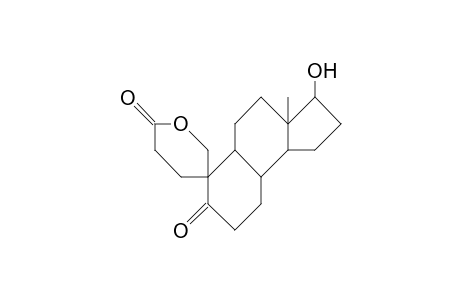 17b,19-Dihydroxy-A-nor-3,5-seco-5-oxo-androstane-3-carboxylic acid, 3,19-lactone