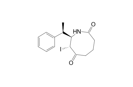 (7R,8R)-7-Iodo-8-((R)-1-phenyl-ethyl)-azocane-2,6-dione