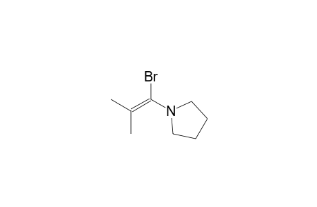 1-(1-Bromo-2-methylprop-1-enyl)pyrrolidine