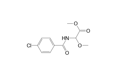 Acetic acid, [(4-chlorobenzoyl)amino]methoxy-, methyl ester
