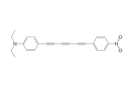 1-(4,N,N-Diethylaminophenyl)-6-(4-nitrophenyl)hexatriyne