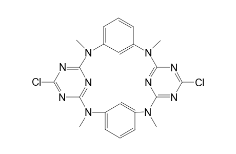 Tetramethylazacalix[2]arene[2](chloro)triazine