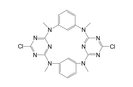 Tetramethylazacalix[2]arene[2](chloro)triazine