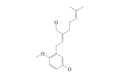 4-METHOXY-3-[(2)-7'-METHYL-3'-HYDROXYMETHYL-2',6'-OCTADIENYL]-PHENOL