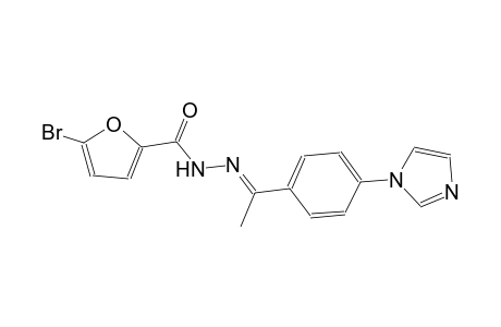5-bromo-N'-{(E)-1-[4-(1H-imidazol-1-yl)phenyl]ethylidene}-2-furohydrazide
