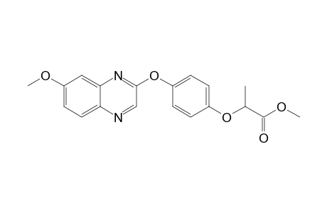 2-[4-(7-methoxyquinoxalin-2-yl)oxyphenoxy]propionic acid methyl ester