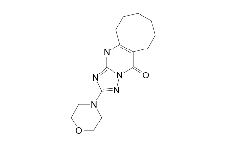 6,7,8,9,10,11-HEXAHYDRO-2-MORPHOLINO-CYClOOCTA-[D]-[1,2,4]-TRIAZOLO-[1,5-A]-PYRIMIDIN-5(12H)-ONE